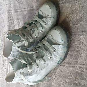 Glitter Blue Converse